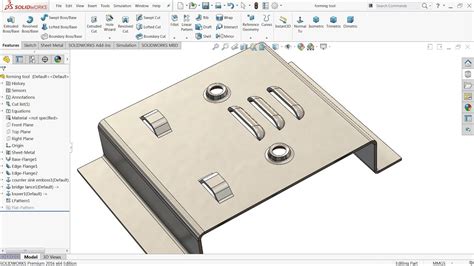 solidworks sheet metal add in|sheet metal forming solidworks.